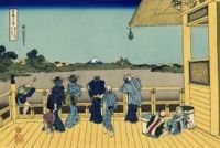 Hokusaï Vue du mont Fuji